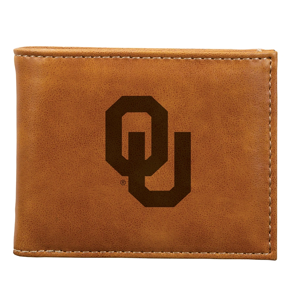 Brown Oklahoma Sooners Billfold Wallet