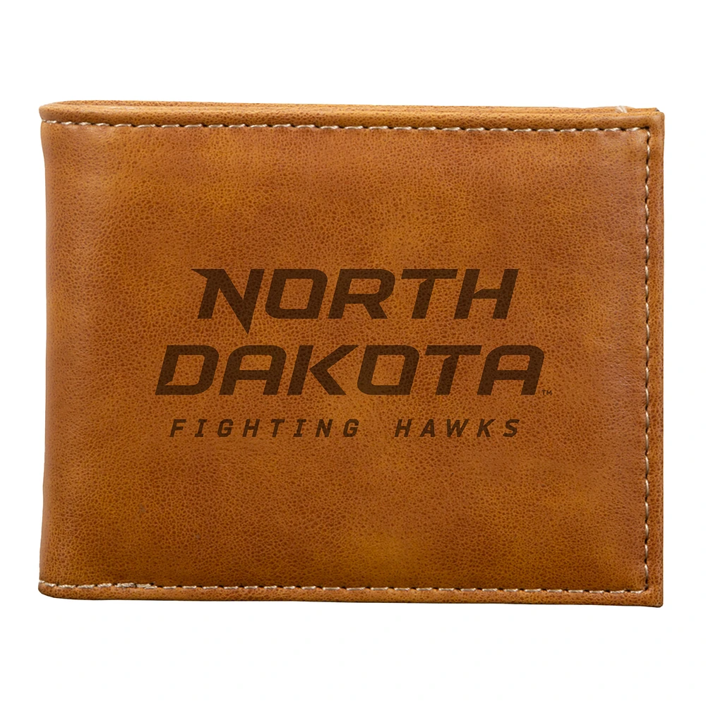 Brown North Dakota Billfold Wallet