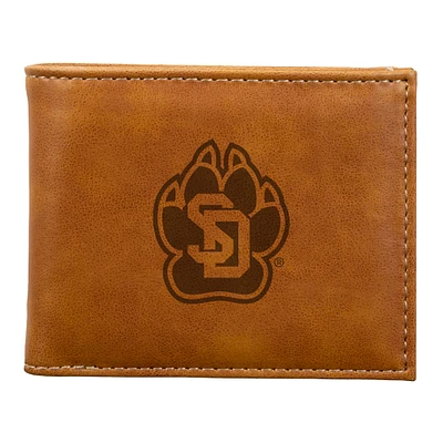 Brown South Dakota Coyotes Billfold Wallet