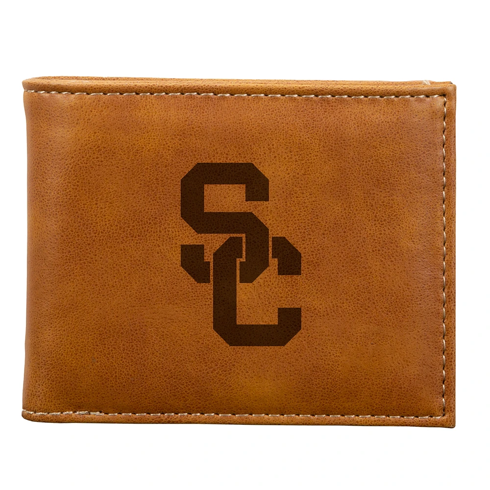 Brown USC Trojans Billfold Wallet