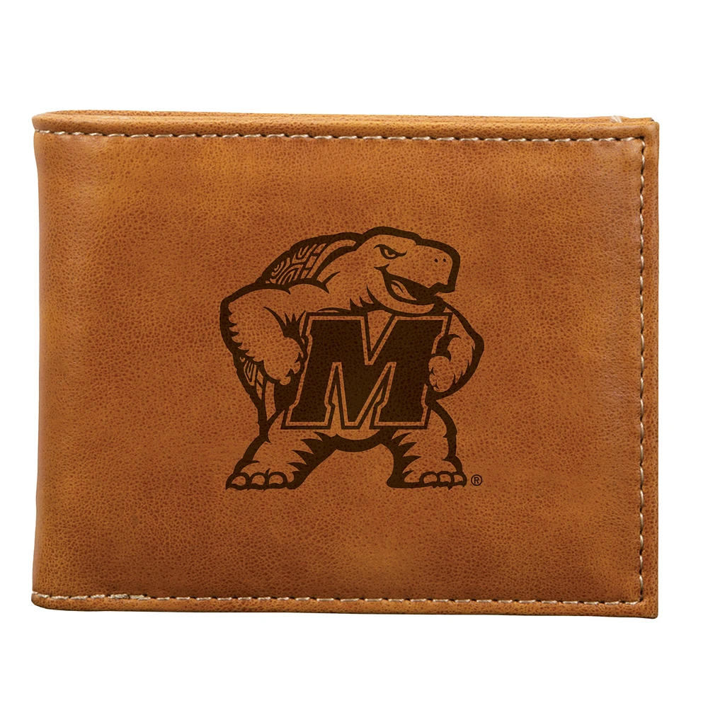 Brown Maryland Terrapins Billfold Wallet