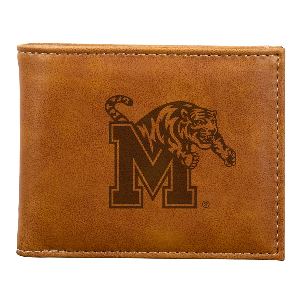 Brown Memphis Tigers Billfold Wallet