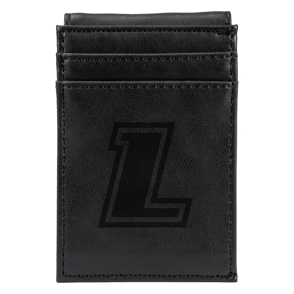 Black Loyola Greyhounds Front Pocket Wallet