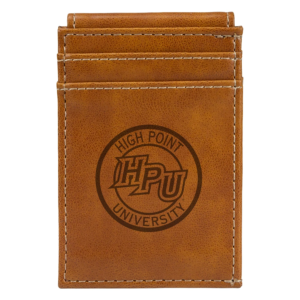 Brown High Point Panthers Front Pocket Wallet