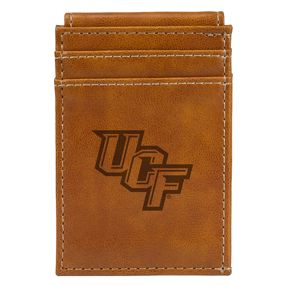 Brown UCF Knights Front Pocket Wallet