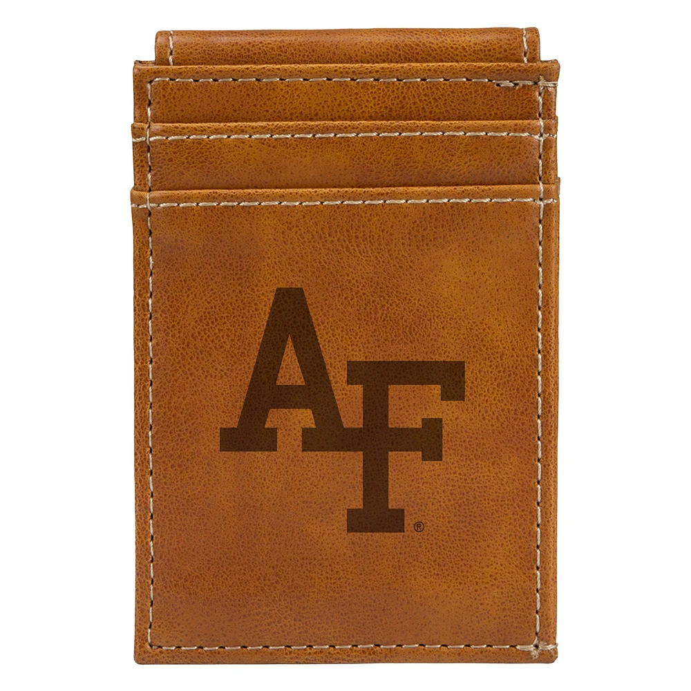 Brown Air Force Falcons Front Pocket Wallet