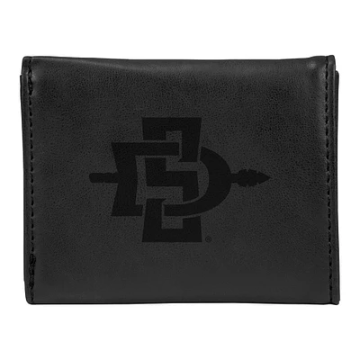 Black San Diego State Aztecs Trifold Wallet
