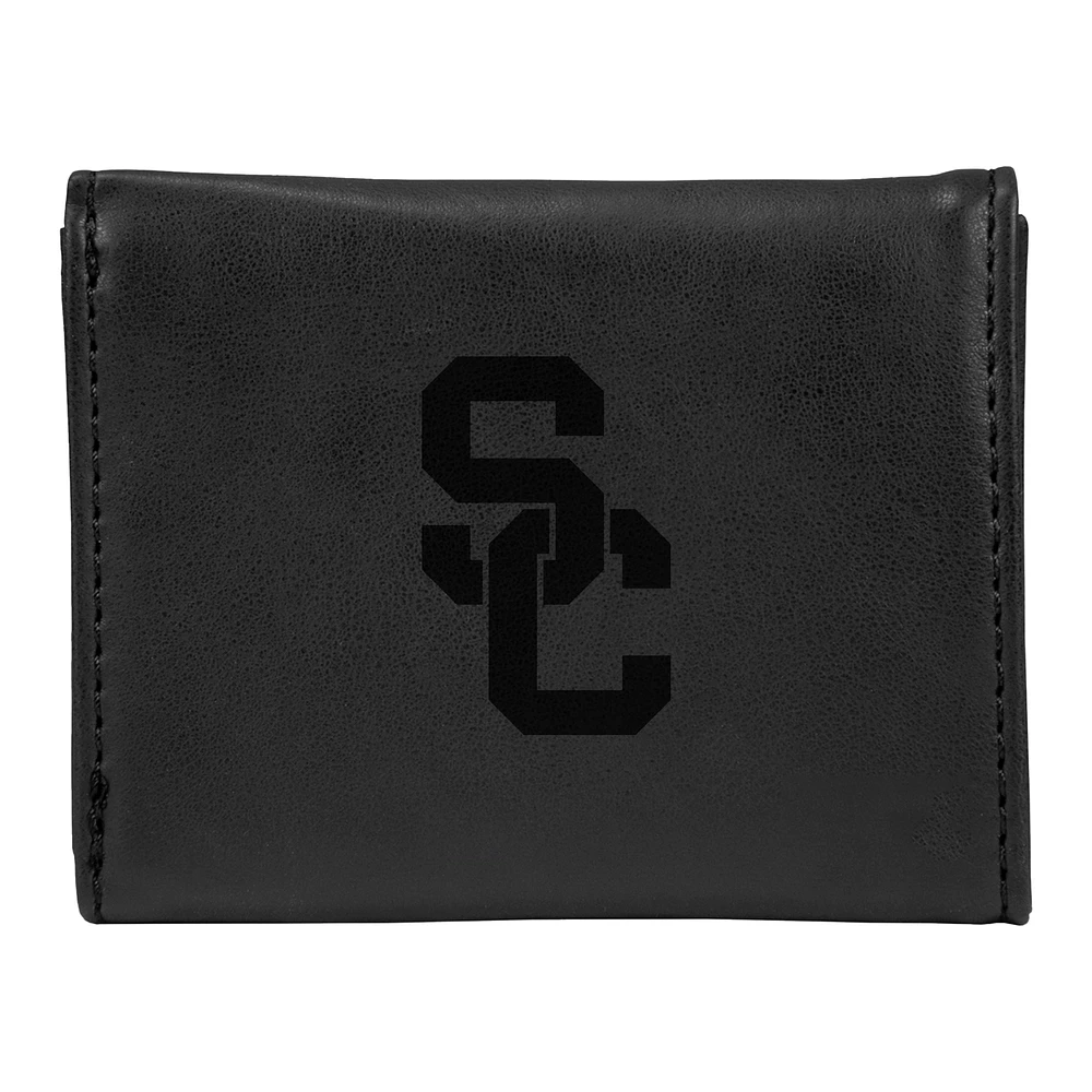 Black USC Trojans Trifold Wallet