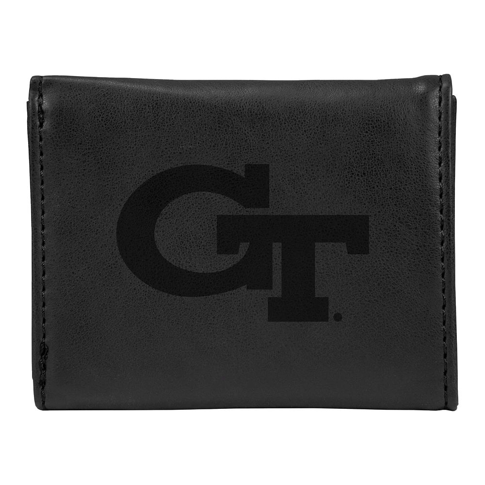 Black Georgia Tech Yellow Jackets Trifold Wallet