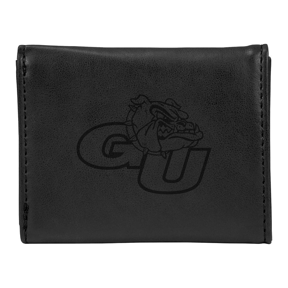 Black Gonzaga Bulldogs Trifold Wallet