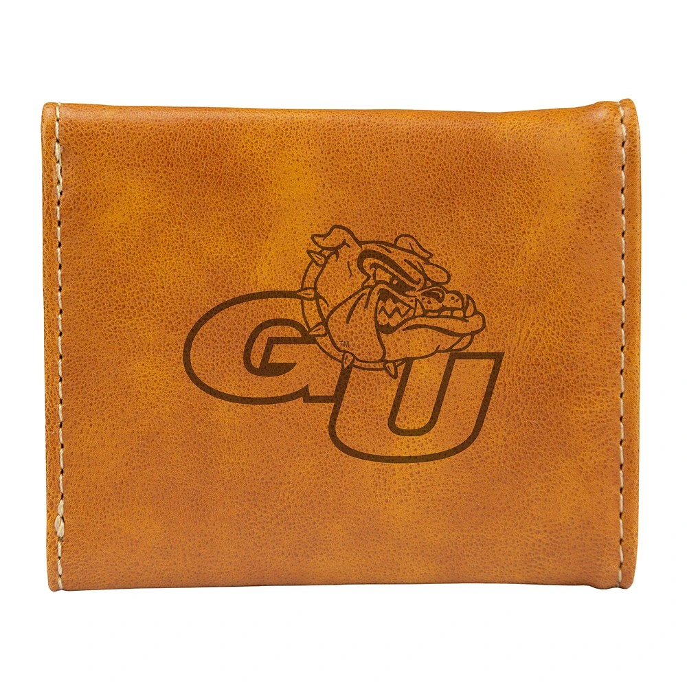 Brown Gonzaga Bulldogs Trifold Wallet