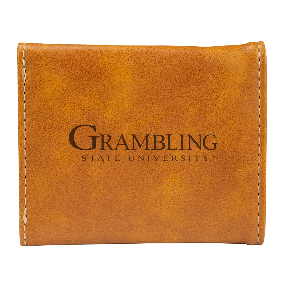 Brown Grambling Tigers Trifold Wallet