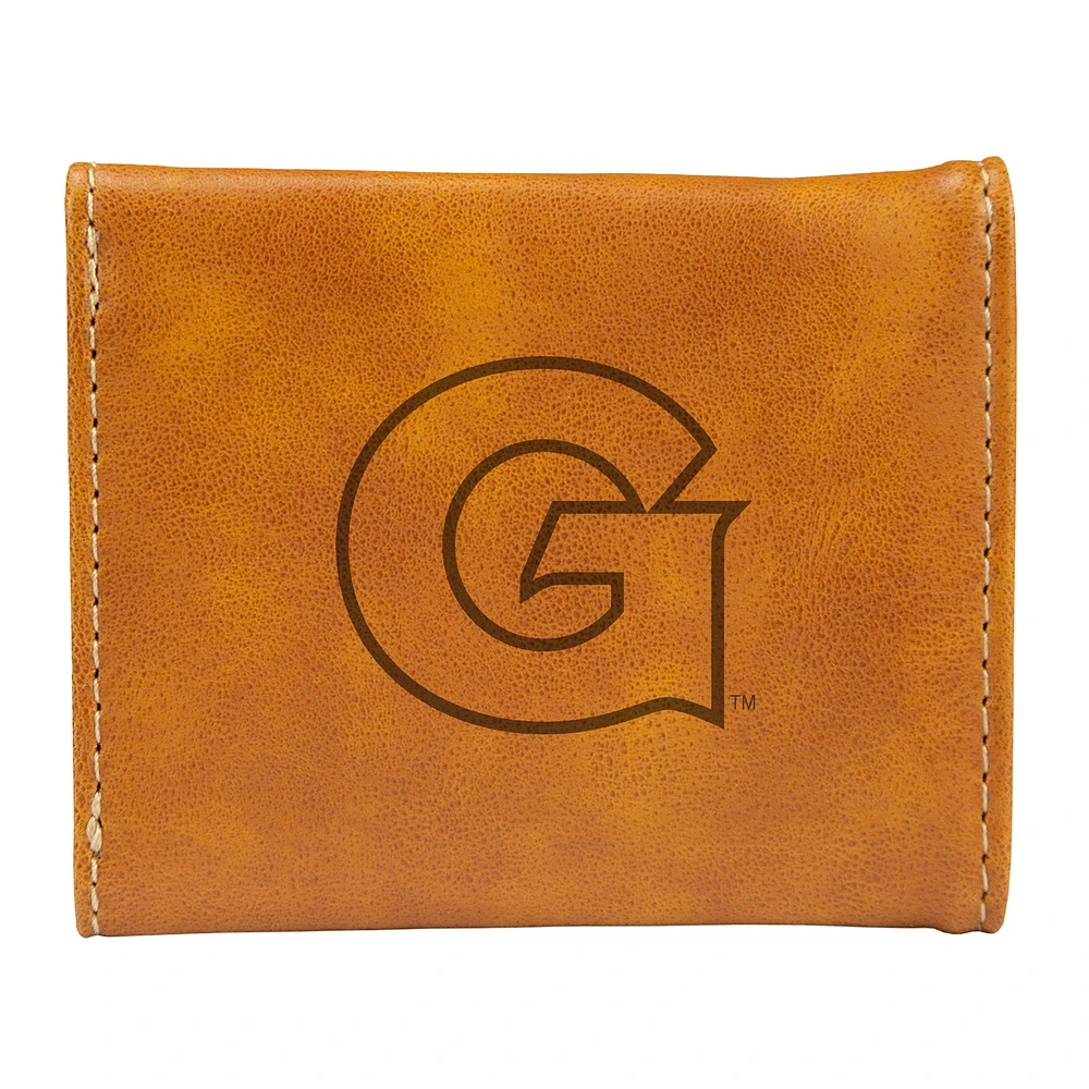 Brown Georgetown Hoyas Trifold Wallet