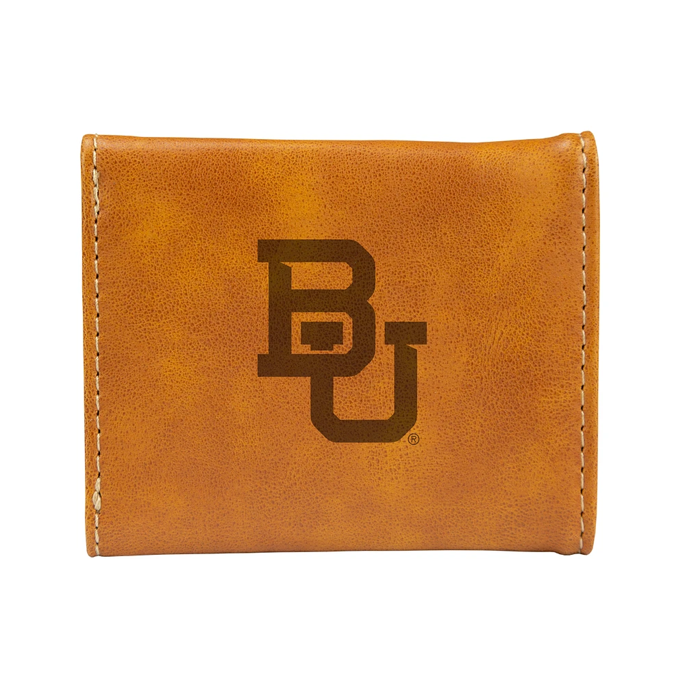 Brown Baylor Bears Trifold Wallet