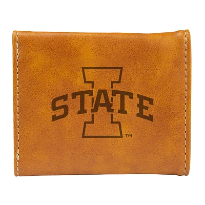 Brown Iowa State Cyclones Trifold Wallet