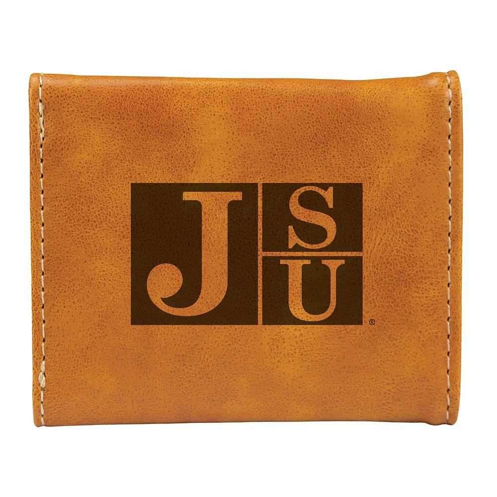 Brown Jackson State Tigers Trifold Wallet