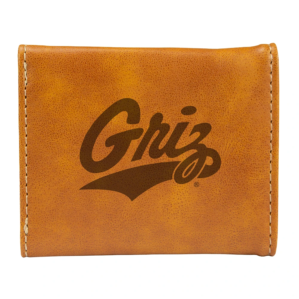Brown Montana Grizzlies Trifold Wallet