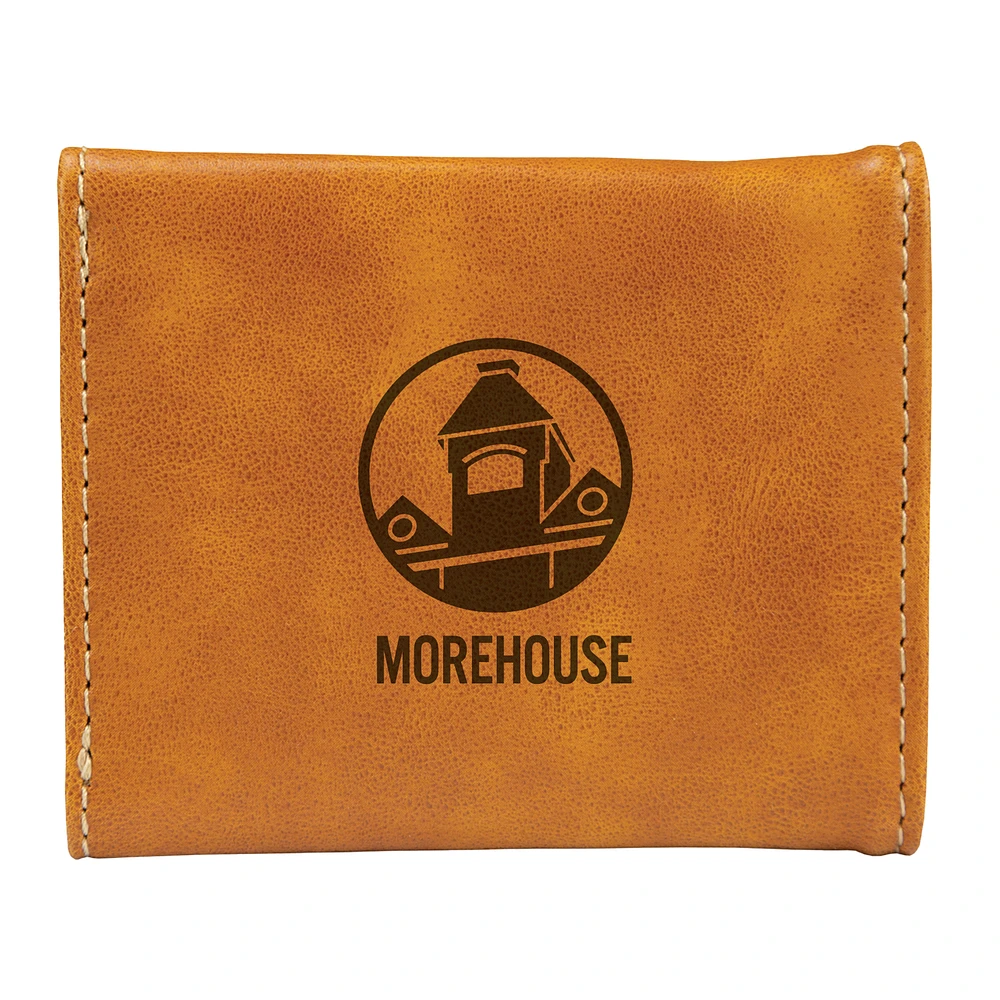 Brown Morehouse Maroon Tigers Trifold Wallet