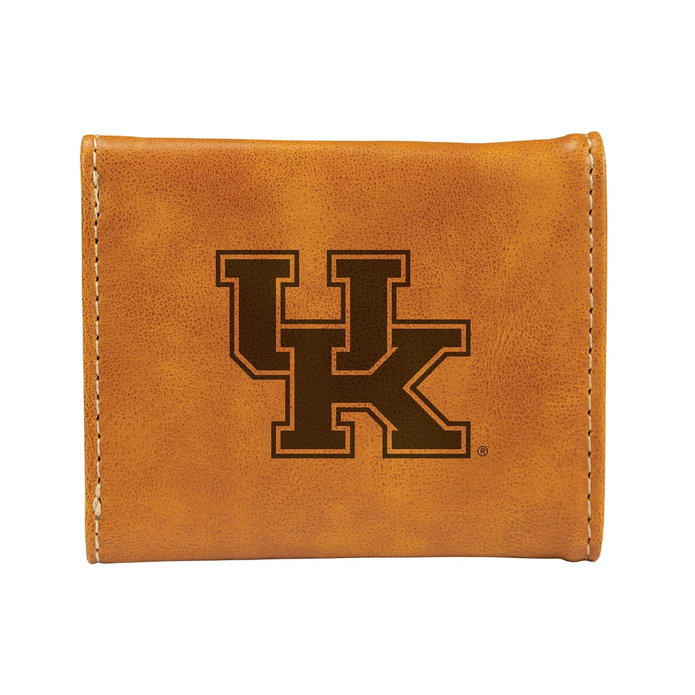 Brown Kentucky Wildcats Trifold Wallet