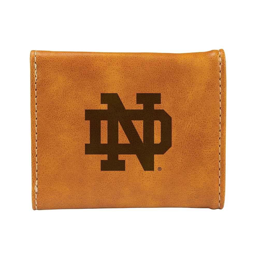 Brown Notre Dame Fighting Irish Trifold Wallet