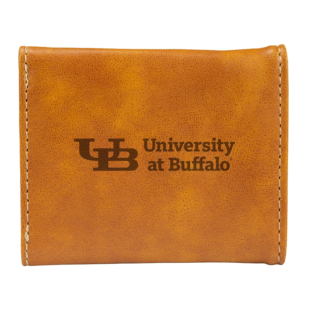 Brown Buffalo Bulls Trifold Wallet