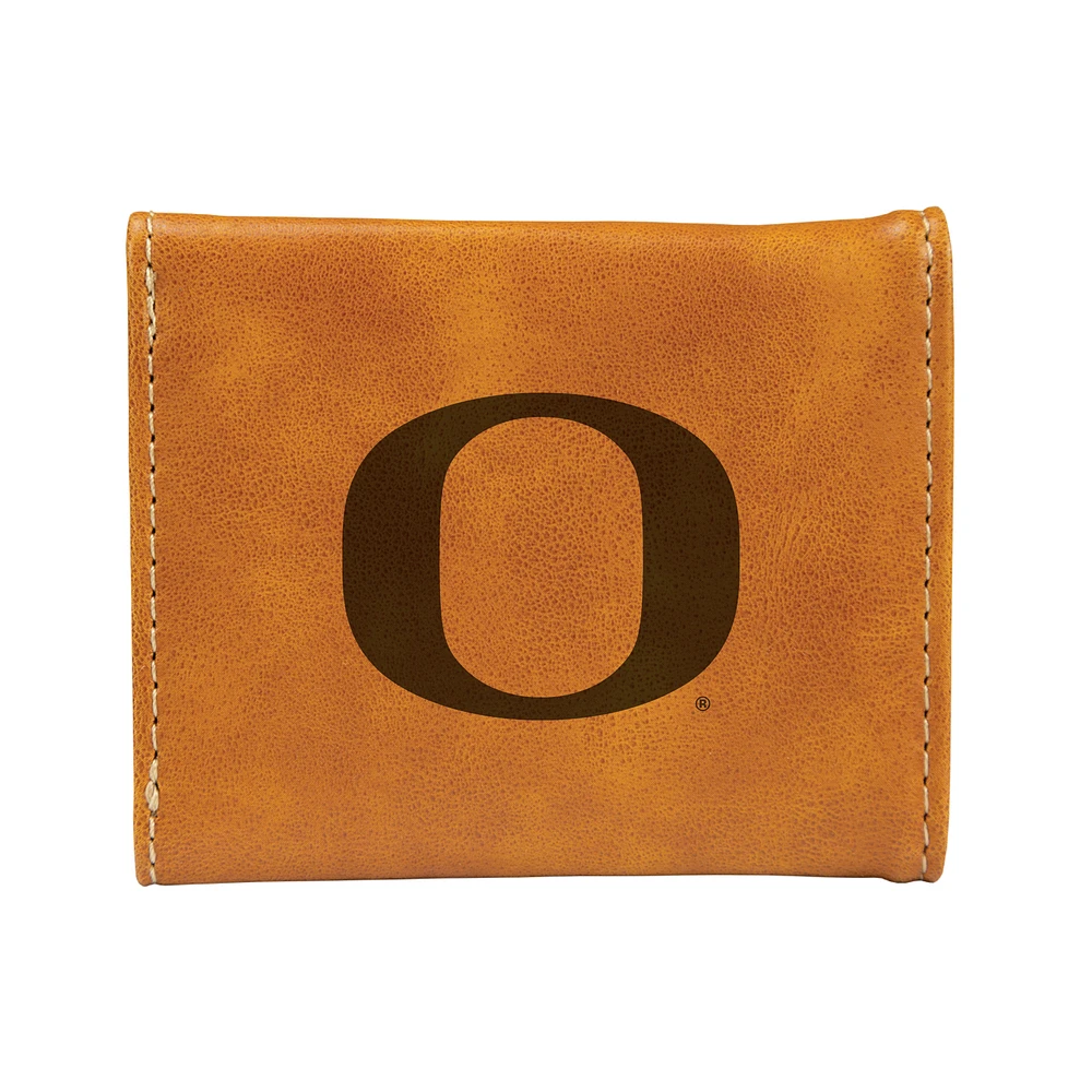 Brown Oregon Ducks Trifold Wallet