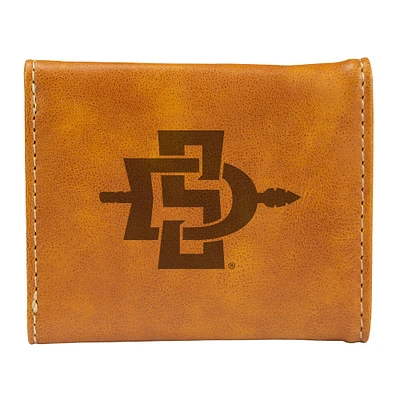 Brown San Diego State Aztecs Trifold Wallet
