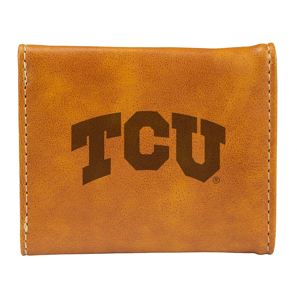 Brown TCU Horned Frogs Trifold Wallet