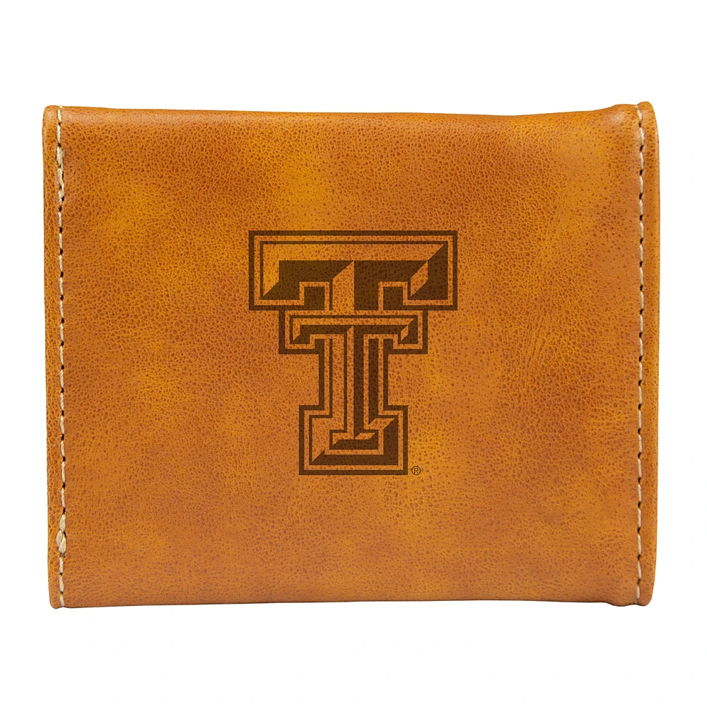 Brown Texas Tech Red Raiders Trifold Wallet