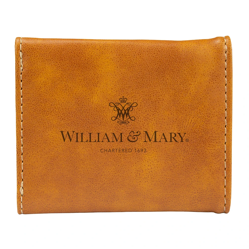Brown William & Mary Tribe Trifold Wallet
