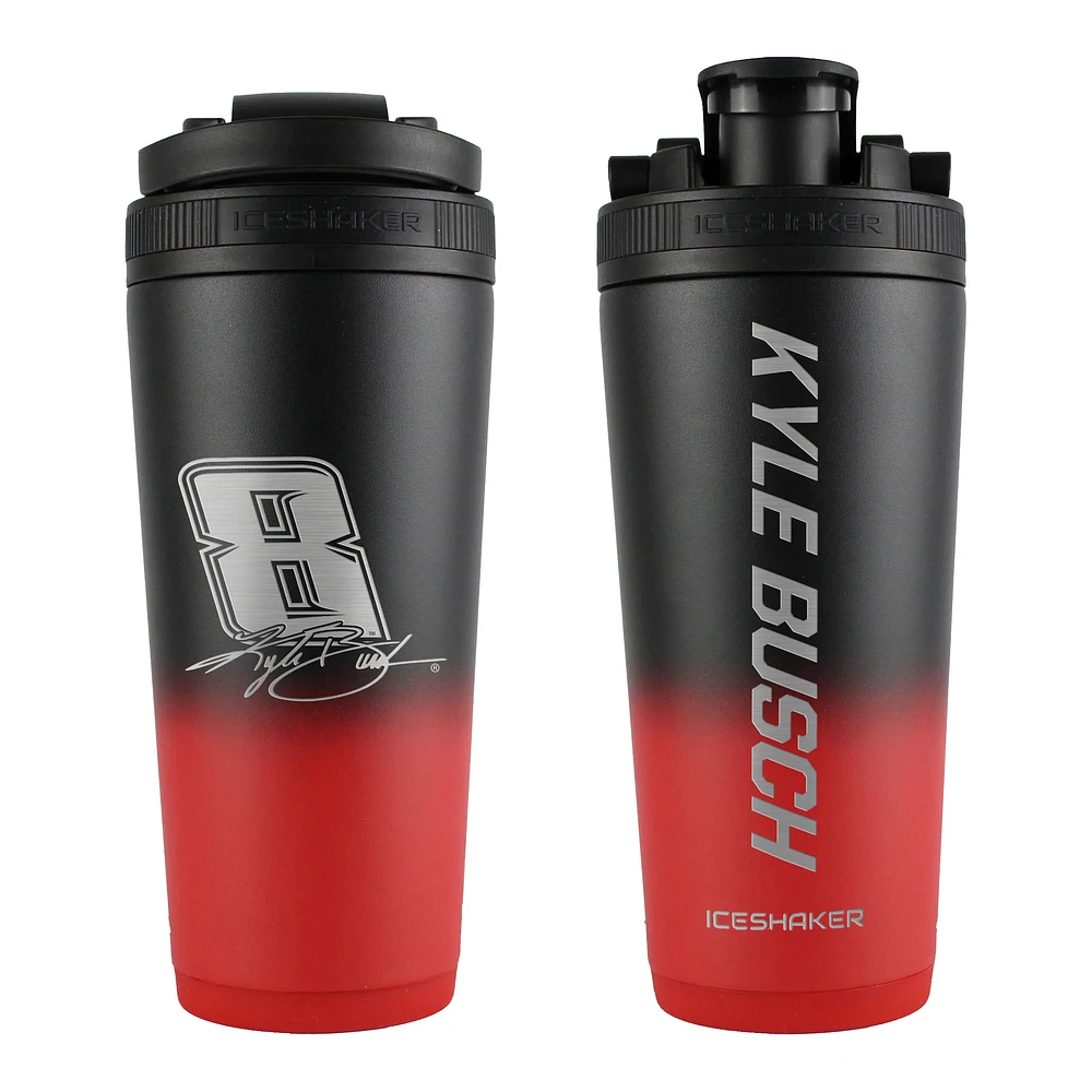 WinCraft Kyle Busch 26oz. Stainless Steel Ice Shaker Blender Bottle