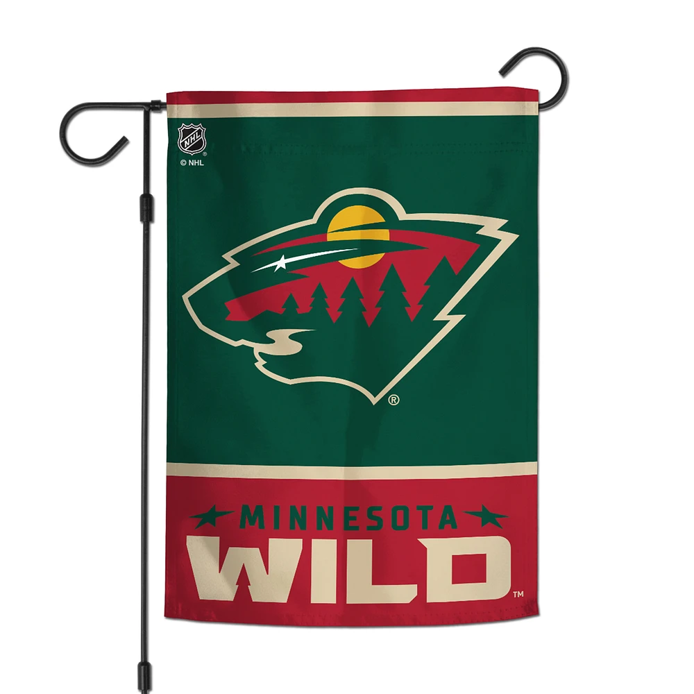 WinCraft Minnesota Wild 12'' x 18'' Double-Sided Garden Flag