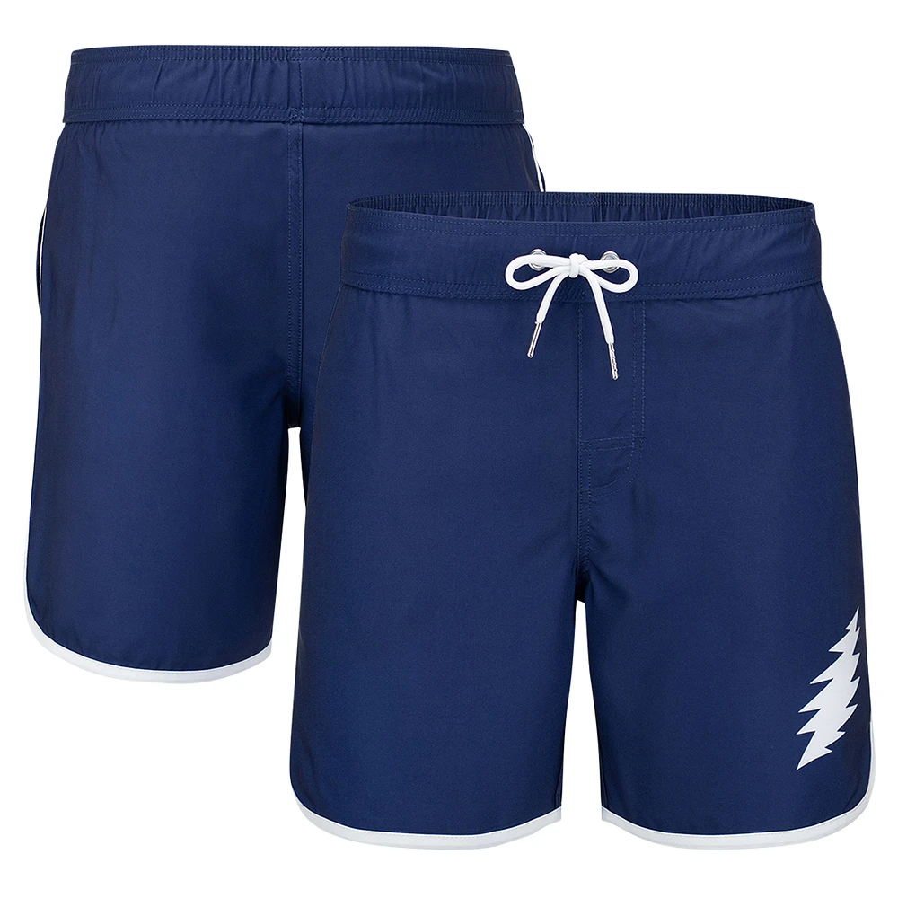 Men's Navy The Grateful Dead Bolt Board Shorts