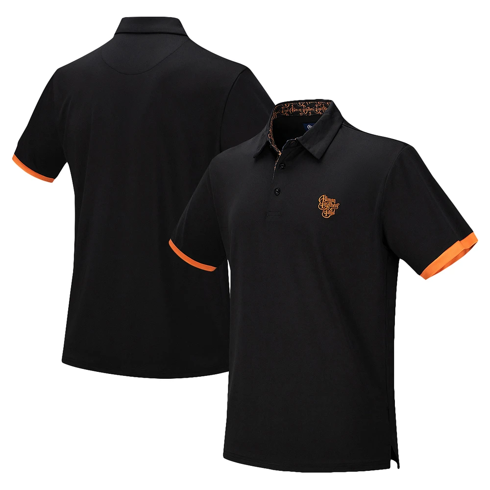Men's Black The Allman Brothers Band Logo Polo
