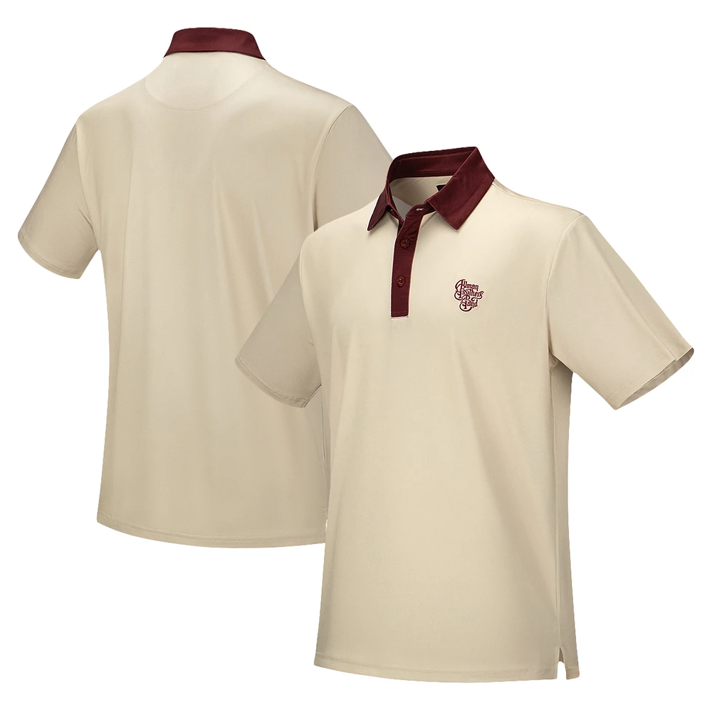 Men's Tan The Allman Brothers Band Logo Polo