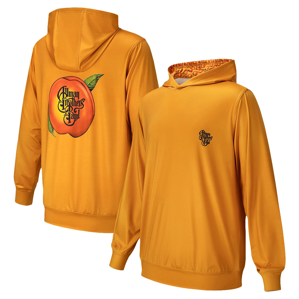 Unisex Orange The Allman Brothers Band Eat a Peach Pullover Hoodie