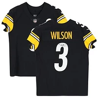 Russell Wilson Pittsburgh Steelers Autographed Black Nike Elite Jersey