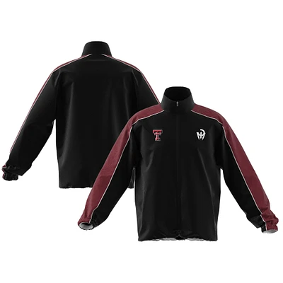 Men's Mahomes Black Texas Tech Red Raiders Full-Zip Track Jacket