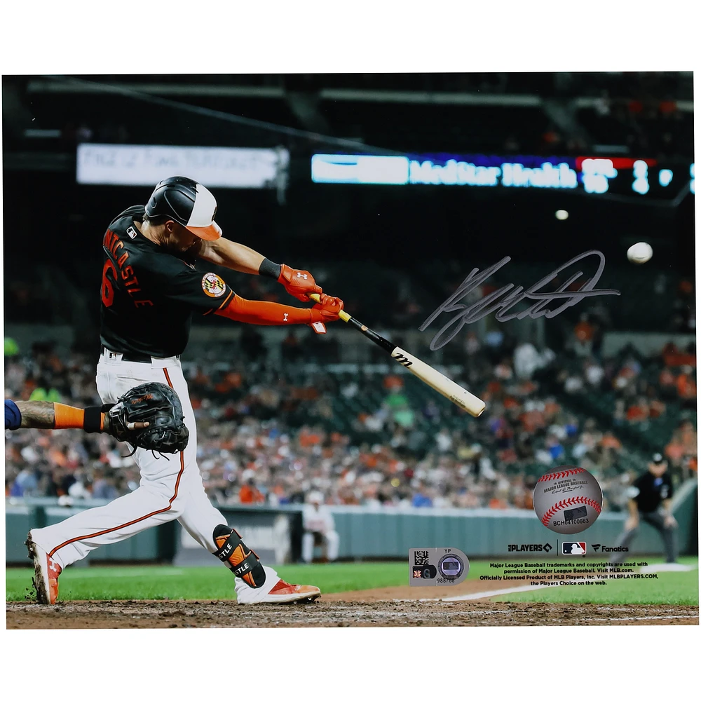 Ryan Mountcastle Baltimore Orioles Autographed 8" x 10" Horizontal Hitting Photograph