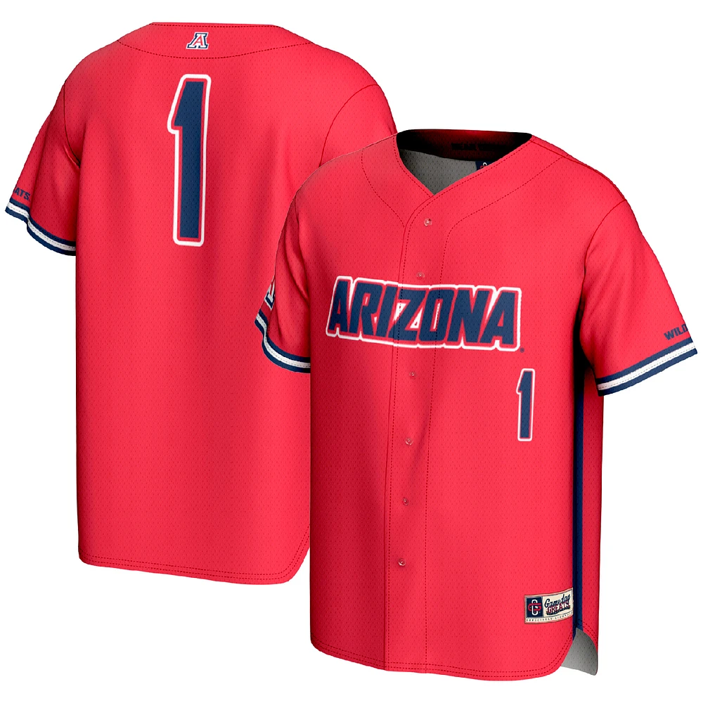 Youth GameDay Greats #1 Arizona Wildcats Lightweight Baseball Fashion Jersey