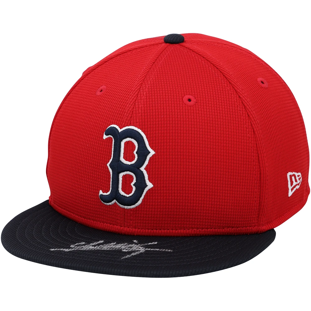Masataka Yoshida Boston Red Sox Autographed New Era 2024 Batting Practice Cap