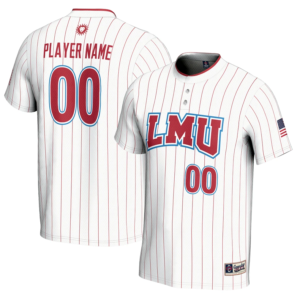 Unisex GameDay Greats White Loyola Marymount Lions NIL Pick-A-Player Softball Lightweight Jersey