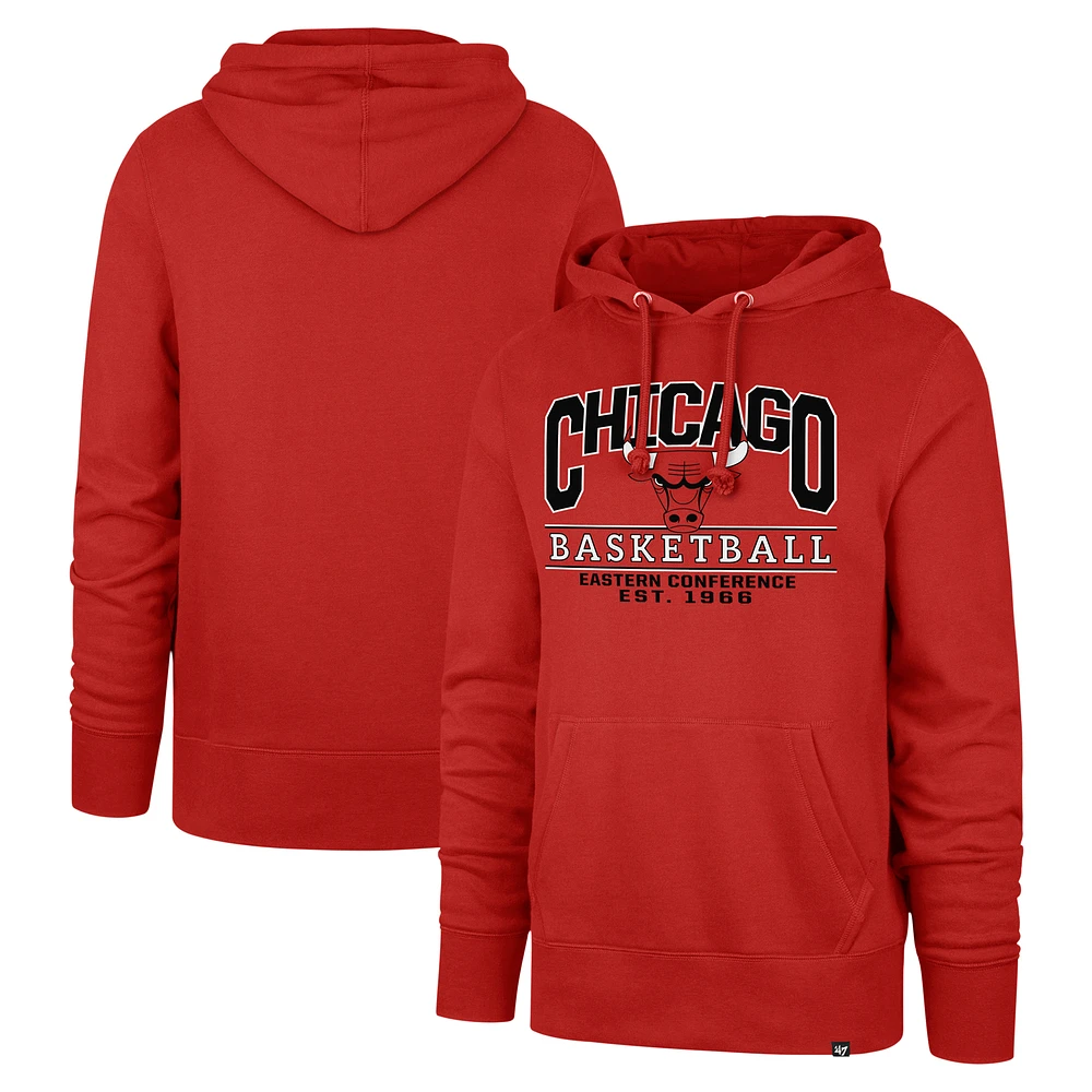 Unisex '47 Red Chicago Bulls Good Call Headline Pullover Hoodie