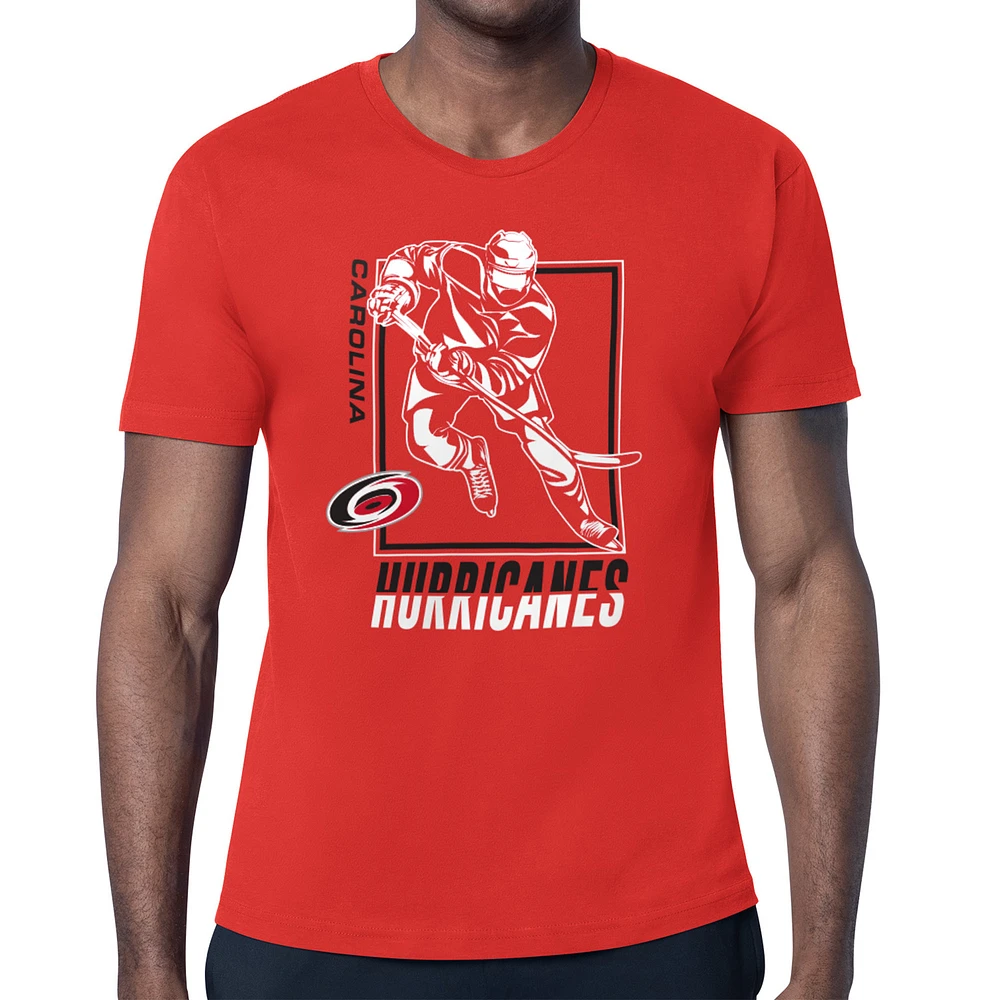 Men's Starter Carolina Hurricanes Player Grid T-Shirt
