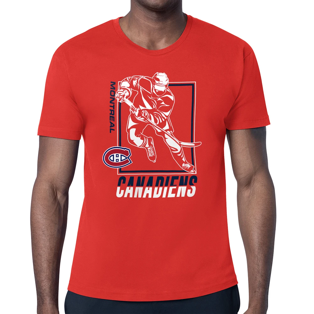 Men's Starter Montreal Canadiens Player Grid T-Shirt