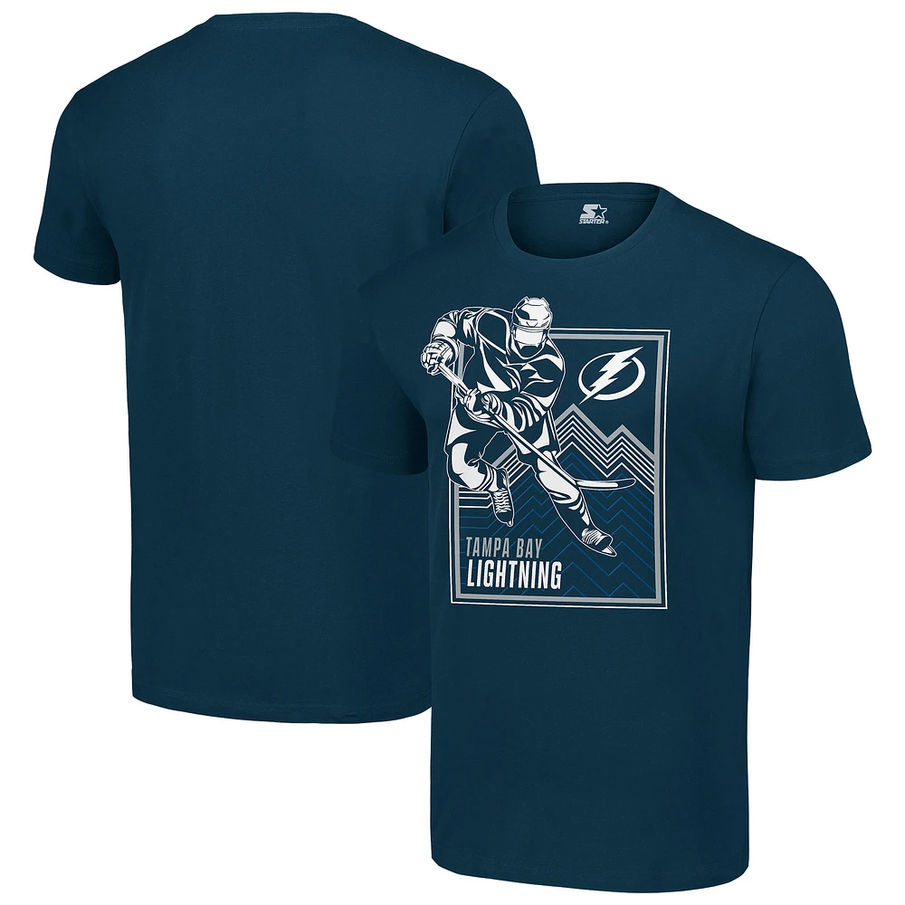 Men's Starter Tampa Bay Lightning Player Grid T-Shirt