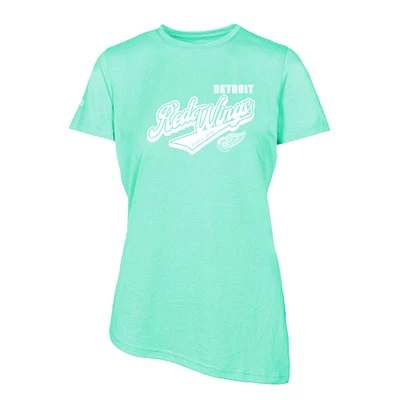 Women's Levelwear Mint Detroit Red Wings Birch Sweep T-Shirt