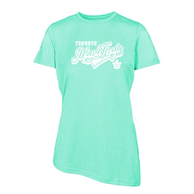 Women's Levelwear Mint Toronto Maple Leafs Birch Sweep T-Shirt