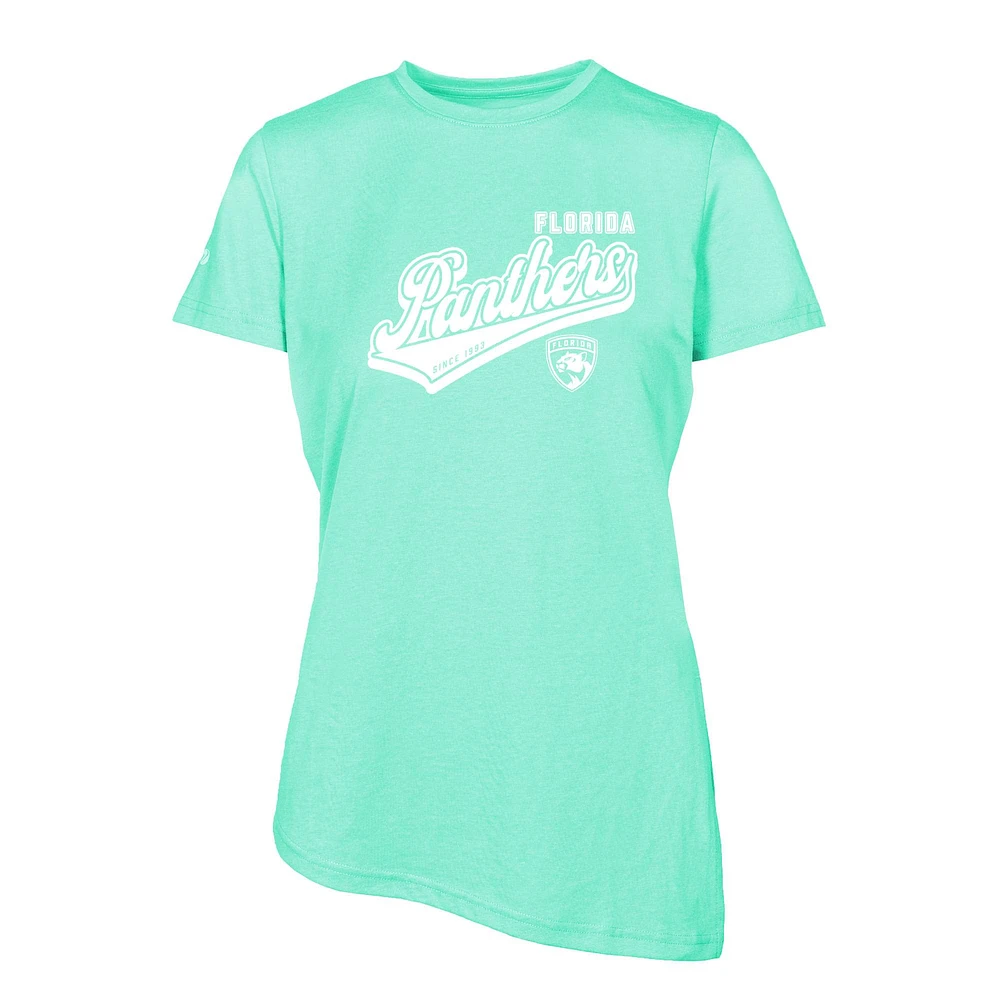 Women's Levelwear Mint Florida Panthers Birch Sweep T-Shirt