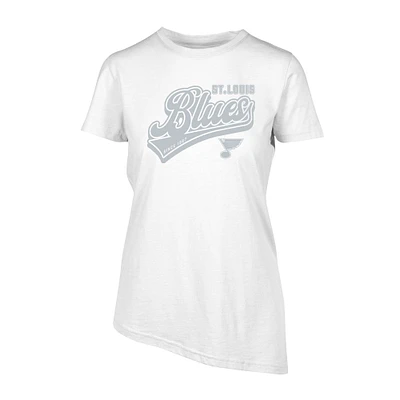 Women's Levelwear White St. Louis Blues Birch Sweep T-Shirt